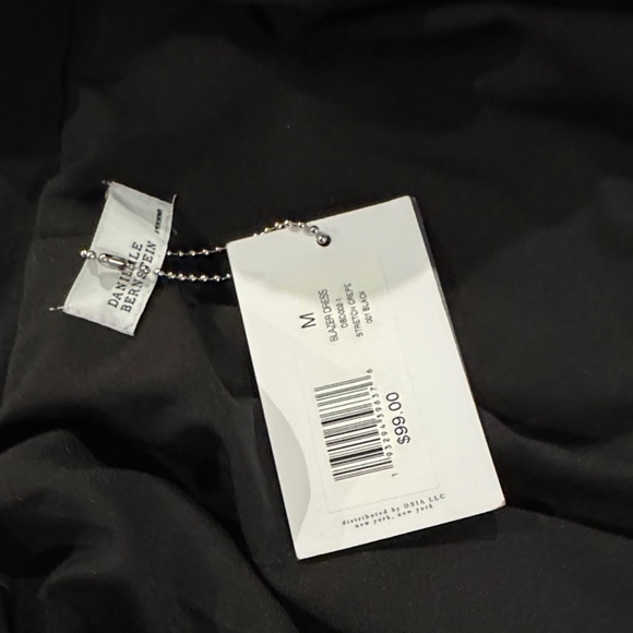DANIELLE BERNSTEIN Black Long Sleeve Dress - Picture 4 of 4